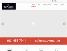 Tablet Screenshot of devtech.ie